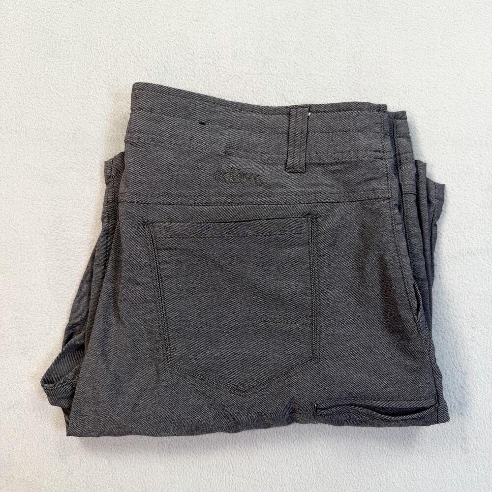 Kuhl Shorts Mens 38 Gray Performance Stretch Hiking Trail Adjustable Waist